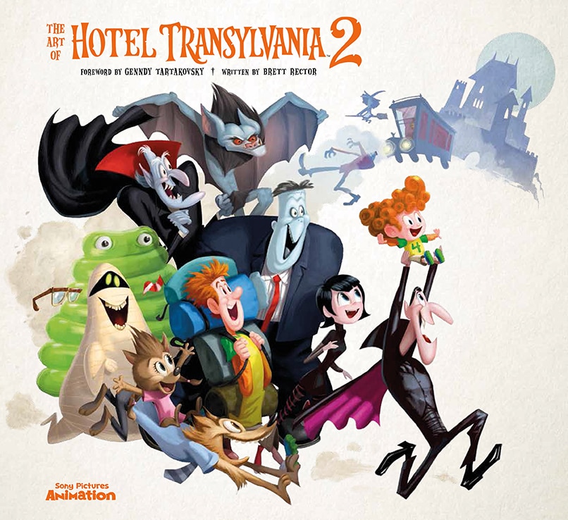 Front cover_The Art of Hotel Transylvania 2