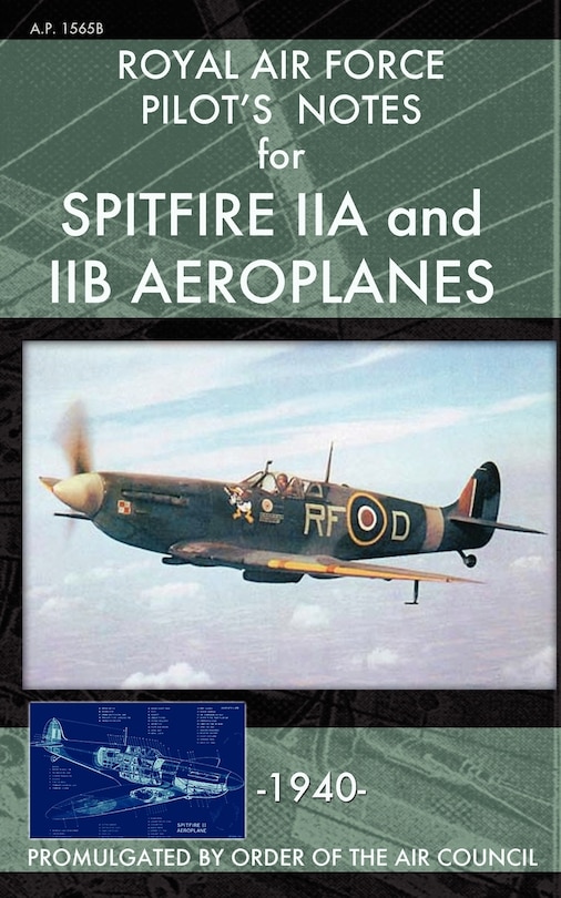 Front cover_Royal Air Force Pilot's Notes for Spitfire IIA and IIB Aeroplanes