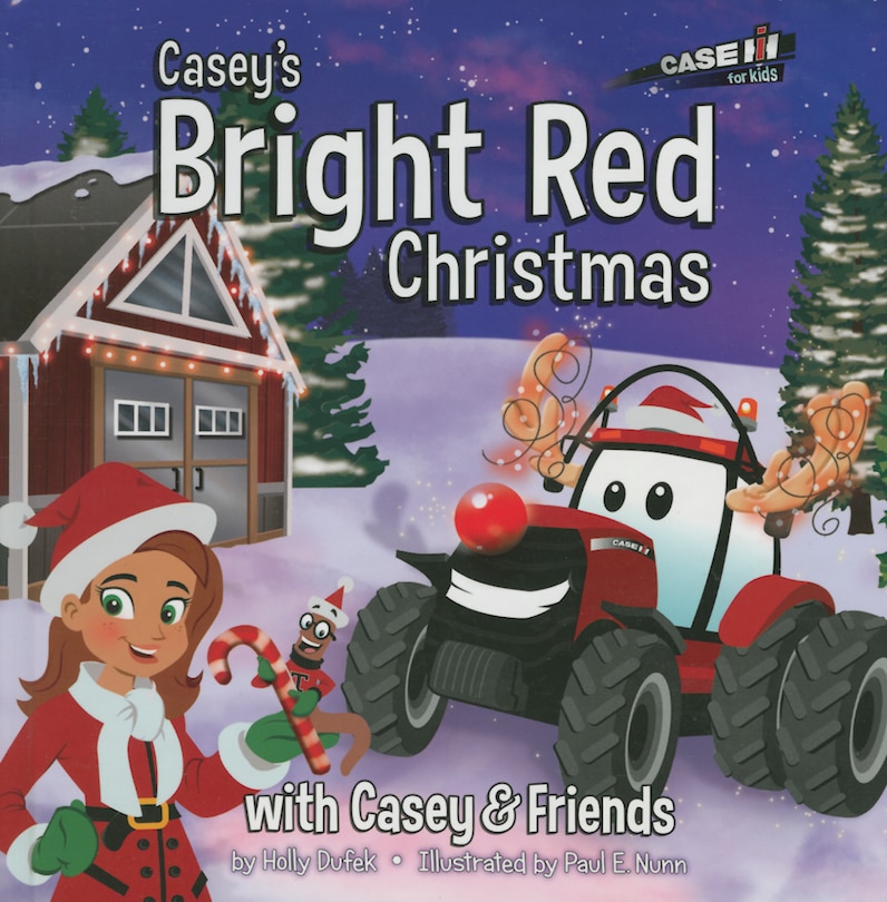 Couverture_Casey's Bright Red Christmas: With Casey & Friends