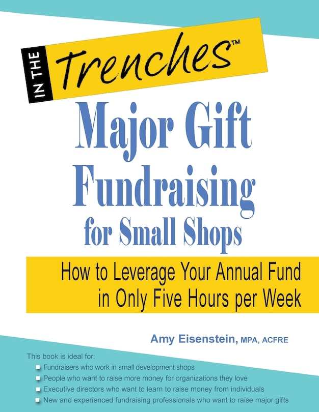 Couverture_Major Gift Fundraising for Small Shops