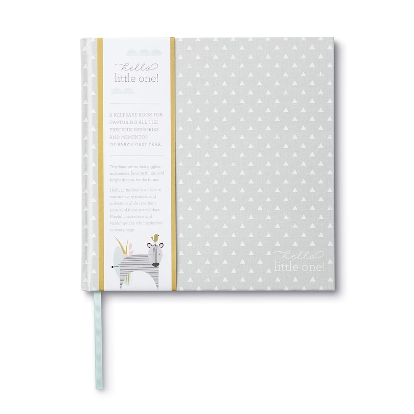 Front cover_Hello, Little One -- A Memory Keepsake Baby Book to Capture Every Miracle and Milestone from Baby's First Year