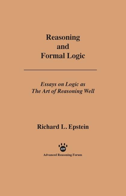 Front cover_Reasoning and Formal Logic