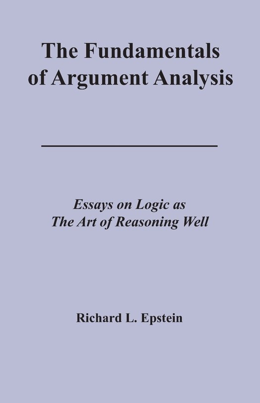 The Fundamentals Of Argument Analysis