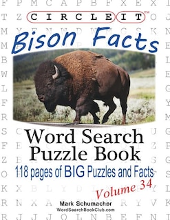 Front cover_Circle It, Bison Facts, Word Search, Puzzle Book