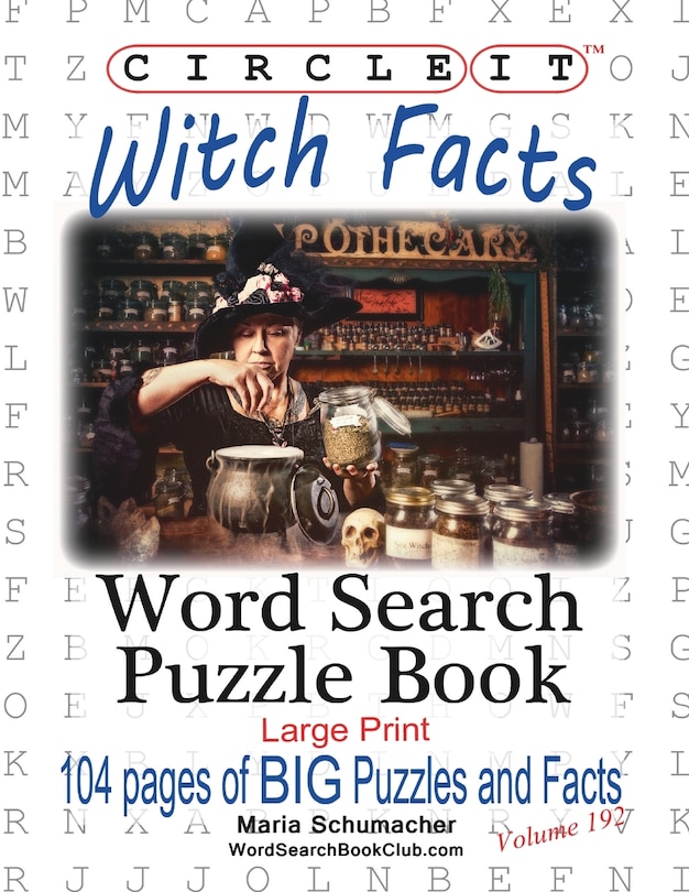 Front cover_Circle It, Witch Facts, Word Search, Puzzle Book