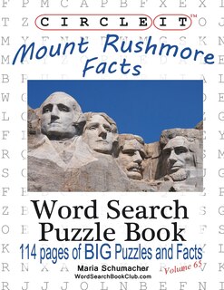 Front cover_Circle It, Mount Rushmore Facts, Word Search, Puzzle Book