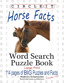 Front cover_Circle It, Horse Facts, Word Search, Puzzle Book