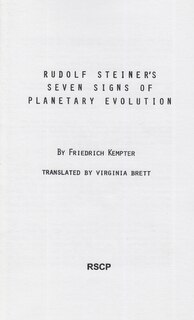 Couverture_Rudolf Steiner's Seven Signs of Planetary Evolution