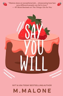 Front cover_Say You Will