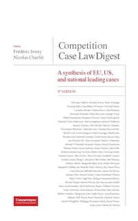 Front cover_Competition Case Law Digest, 5th Edition - A Synthesis of EU, US and National Leading Cases