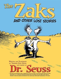 Front cover_The Zaks and Other Lost Stories