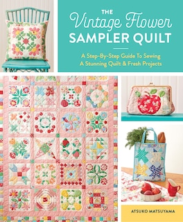 Front cover_The Vintage Flower Sampler Quilt