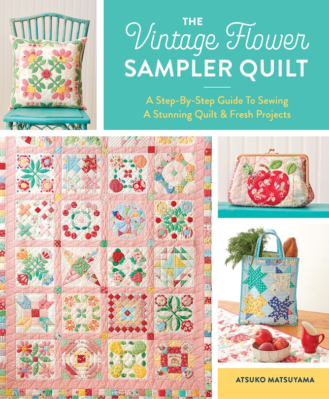 Front cover_The Vintage Flower Sampler Quilt