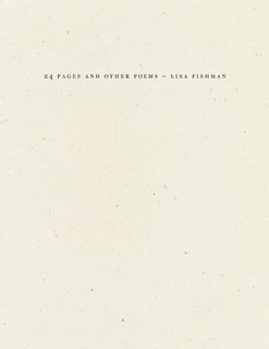 Couverture_24 Pages And Other Poems