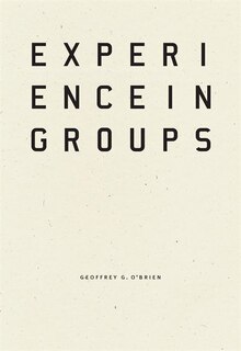 Front cover_Experience In Groups