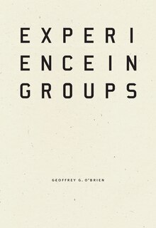 Front cover_Experience In Groups