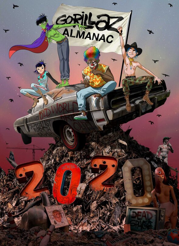 Front cover_Gorillaz Almanac