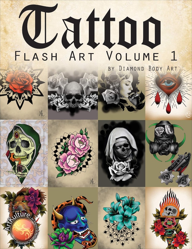 Front cover_Tattoo - Flash Art Vol. 1