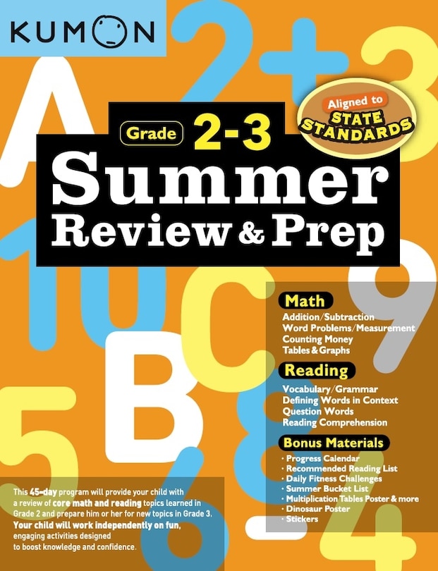 Front cover_Kumon Summer Review and Prep 2-3