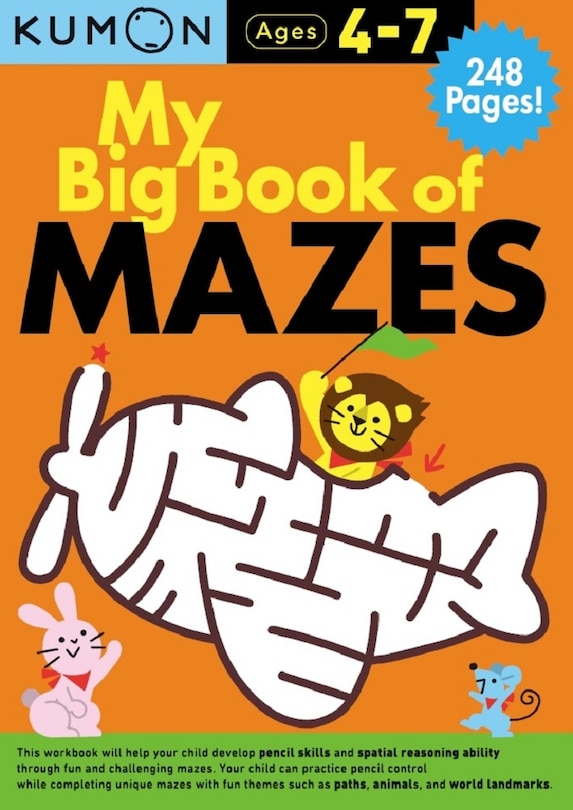 Front cover_Kumon My Big Book of Mazes