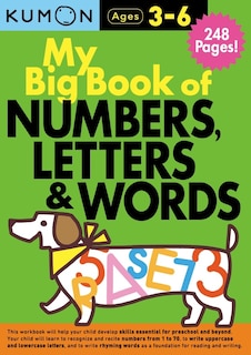 Front cover_Kumon My Big Book of Numbers, Letters & Words
