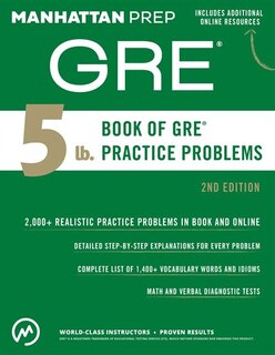 Front cover_5 lb. Book of GRE Practice Problems