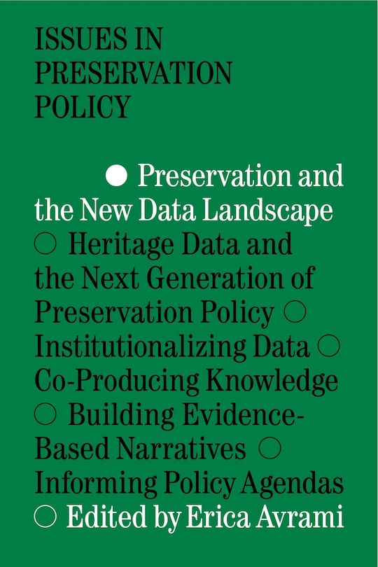 Couverture_Preservation And The New Data Landscape
