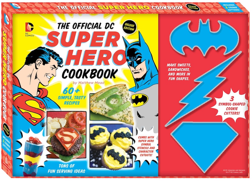 Front cover_The Official DC Super Hero Cookbook Deluxe Edition