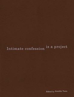 Couverture_Intimate Confession Is a Project