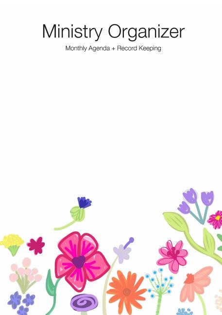 Front cover_Jehovah's Witnesses Ministry Organizer, Month at a Glance Agenda + Records + Notes