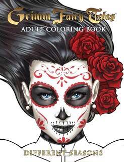 Front cover_Grimm Fairy Tales Adult Coloring Book Different Seasons