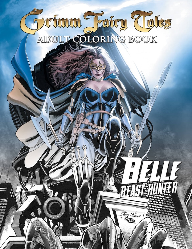 Front cover_Grimm Fairy Tales Adult Coloring Book