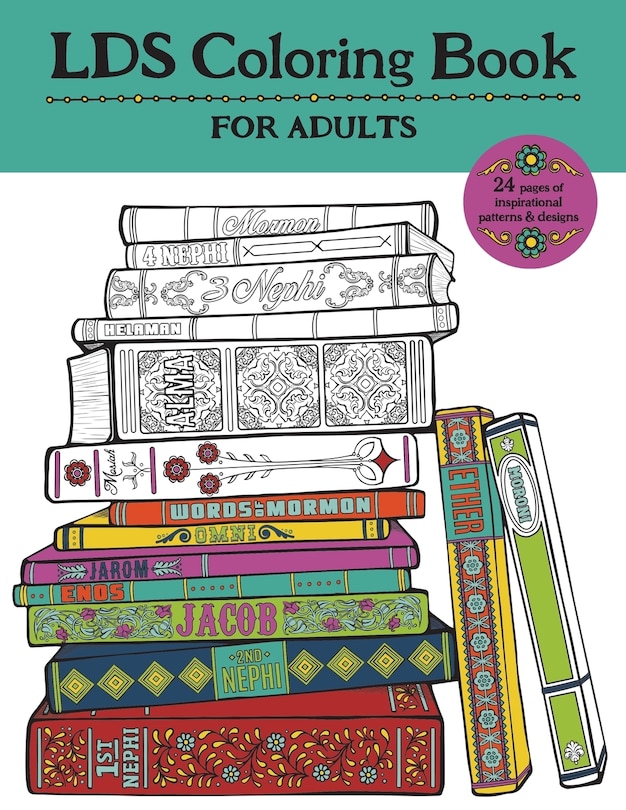 Front cover_Adult Coloring Book For Latter-day Saints