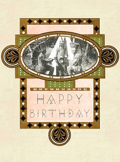 Birthday - Greeting Cards, pkg of 6: Greeting: Happy Birthday (blank inside)
