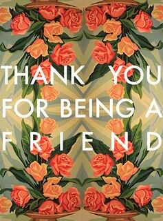 A Friend - Greeting Cards, pkg of 6: Greeting: Thank You for Being A Friend (blank inside)