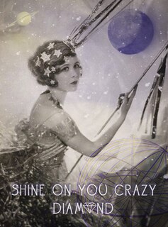 Shine On - Greeting Cards, pkg of 6: Greeting: Shine On You Crazy Diamond (blank inside)