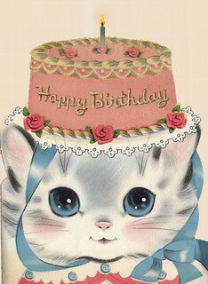 Couverture_Birthday Hat Kitty - Hooligan Ruth Happy Birthday Greeting Card