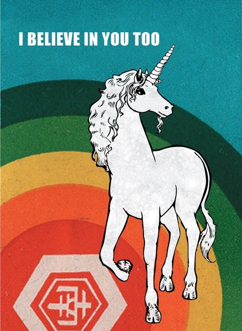 Front cover_I Believe In You Too - Hooligan Ruth Encouragement Greeting Card
