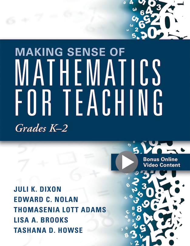 Couverture_MAKING SENSE OF MATHEMATICS FOR TEACHING GRADES K-2 (COMMUNI