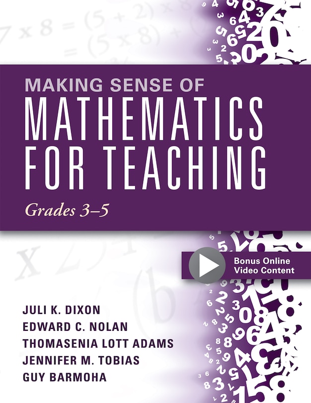 Front cover_MAKING SENSE OF MATHEMATICS FOR TEACHING GRADES 3?5
