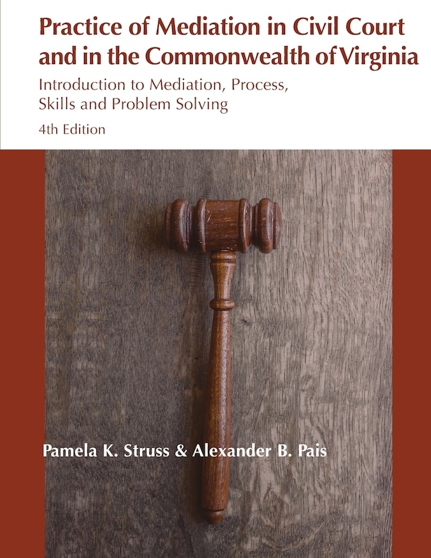 Couverture_Practice of Mediation in Civil Courts and in the Commonwealth of Virginia