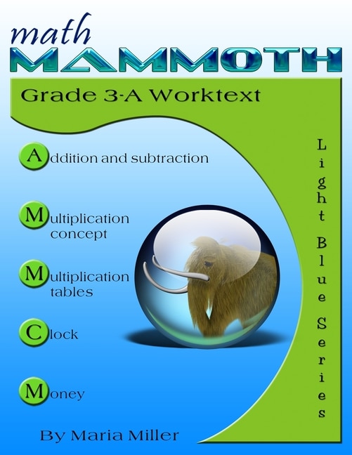 Front cover_Math Mammoth Grade 3-A Worktext