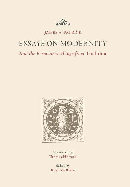 Couverture_Essays on Modernity