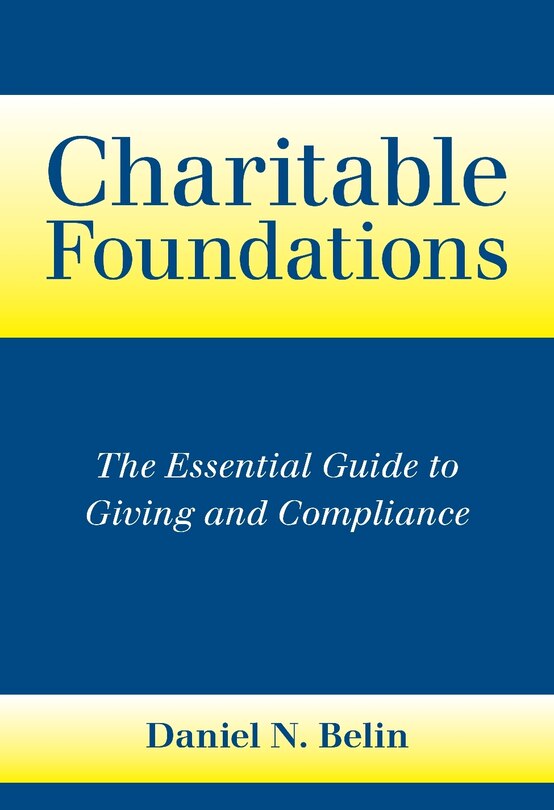 Front cover_Charitable Foundations