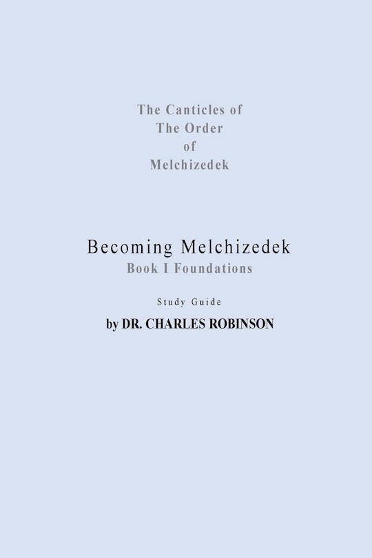 Couverture_Becoming Melchizedek