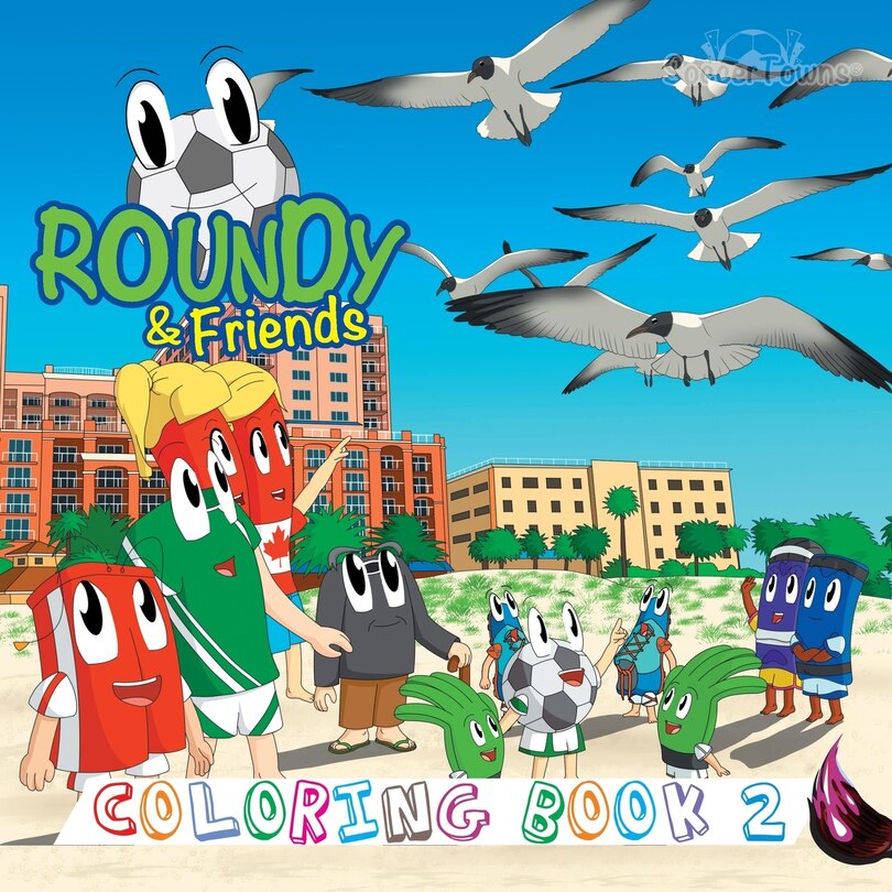 Front cover_Roundy & Friends Coloring Book 2