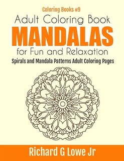 Couverture_Adult Coloring Book Mandalas for Fun and Relaxation