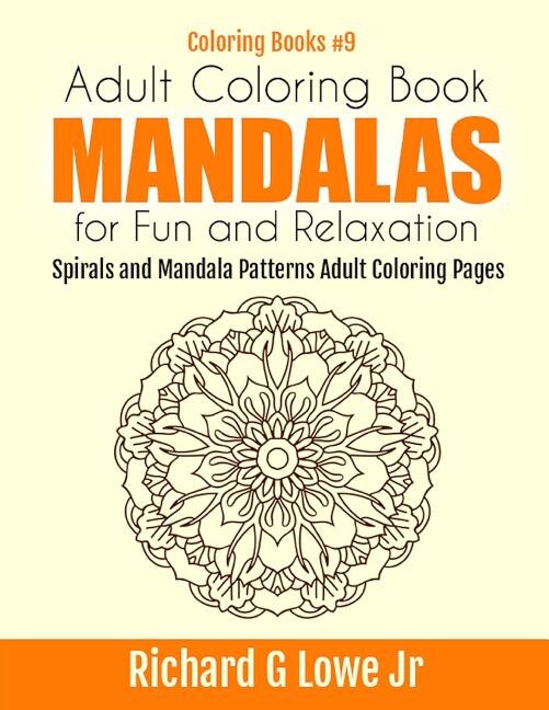 Couverture_Adult Coloring Book Mandalas for Fun and Relaxation