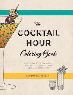 Front cover_The Cocktail Hour Coloring Book