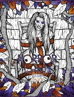 Front cover_Adult Coloring Book Horror Land